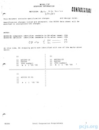 Intel 80386 C0 Stepping (Mar 30, 1987)